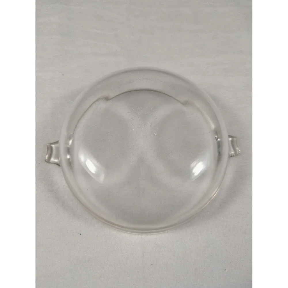 Set of 3 Vintage‎ Pyrex Clear Glass Round Casserole Dish